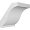 Ekena Millwork 5-in. W x 6-in. D x 6-in. H Baker Architectural Grade PVC Knee Brace BRCP05X06X06BKR - alternate 1